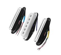 Guitar Pickups White Alnico 5 SSS Pickups Set Hot Rails Pickups/Single Coil Pickup For 6 Strings Electric Guitar Parts