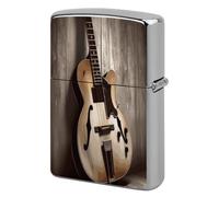 Guitar Pictures Metal Lighter Case Sleeve Cover Holder