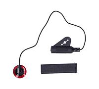 Guitar Piezo Pickup Contact EQ Transducer for Violin Ukulele Mandolin Black - High Sensitivity, Easy Installation, Ideal for Acoustic Instruments
