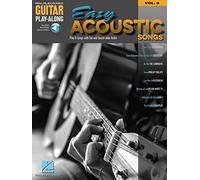 Guitar Play-Along Volume 9: Easy Acoustic Songs (Book/Online Audio) (Hal Leonard Guitar Play-Along) (Includes Online Access Code) (Hal Leonard Guitar Play-Along, 9)