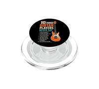 Guitar Player 10 Things We Never Say Funny List Gift PopSockets PopGrip for MagSafe