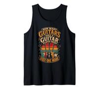 Guitar Player How Many Guitars Just One More Funny Gift Tank Top
