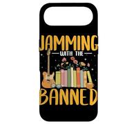 Guitar Player Librarian Jamming With The Banned Book Reading Case for iPhone Air