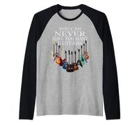 Guitar Player You Can Never Have Too Many Guitars Raglan Baseball Tee