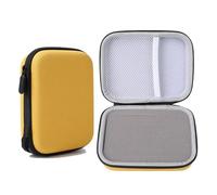 Guitar Plectrum Case,Guitar Picks Holder, Portable Guitar Pick Holder Case Box with Pick Slot Black Yellow Guitar Capo Tuner Strings Storage Pouch Bag Guitarra Parts Guitar Pick Case(Yellow)