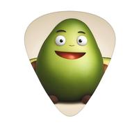 Guitar plectrums 12-pack Comfortable in the hand with smooth edges Three thicknesses to match Avocado Butt Picture
