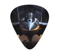 Guitar plectrums 12-pack Comfortable in the hand with smooth edges Three thicknesses to match Black Fighter Prints