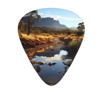 Guitar plectrums 12-pack Comfortable in the hand with smooth edges Three thicknesses to match Creek Stones Prints