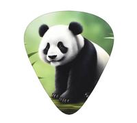 Guitar plectrums 12-pack Comfortable in the hand with smooth edges Three thicknesses to match Cute Little Panda Prints