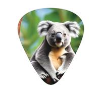 Guitar plectrums 12-pack Comfortable in the hand with smooth edges Three thicknesses to match Funny Koalas Picture