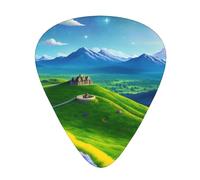 Guitar plectrums 12-pack Comfortable in the hand with smooth edges Three thicknesses to match Galaxy Stars Hills Prints