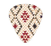 Guitar plectrums 12-pack Comfortable in the hand with smooth edges Three thicknesses to match Geometric vector Picture