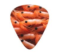 Guitar plectrums 12-pack Comfortable in the hand with smooth edges Three thicknesses to match glutton shrimps Prints