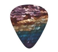 Guitar plectrums 12-pack Comfortable in the hand with smooth edges Three thicknesses to match Gradient Sequin Sparkle Prints