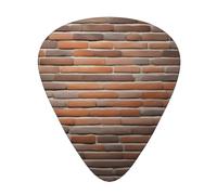 Guitar plectrums 12-pack Comfortable in the hand with smooth edges Three thicknesses to match Industrial Brick Wall Background Picture