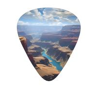 Guitar plectrums 12-pack Comfortable in the hand with smooth edges Three thicknesses to match Magnificent view of Grand Canyon Picture