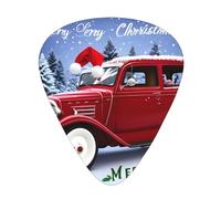 Guitar plectrums 12-pack Comfortable in the hand with smooth edges Three thicknesses to match Merry Christmas beautiful Picture