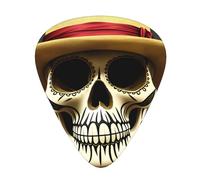 Guitar plectrums 12-pack Comfortable in the hand with smooth edges Three thicknesses to match Mexican Halloween Skull Picture