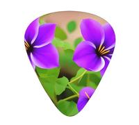 Guitar plectrums 12-pack Comfortable in the hand with smooth edges Three thicknesses to match Morning Glory Purple Picture
