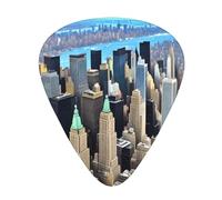 Guitar plectrums 12-pack Comfortable in the hand with smooth edges Three thicknesses to match New York City Scenery Picture