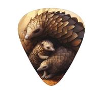 Guitar plectrums 12-pack Comfortable in the hand with smooth edges Three thicknesses to match pangolin parenting print Prints