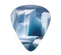 Guitar plectrums 12-pack Comfortable in the hand with smooth edges Three thicknesses to match Penguins On The Iceberg Picture
