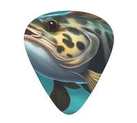 Guitar plectrums 12-pack Comfortable in the hand with smooth edges Three thicknesses to match Underwater catfish Picture