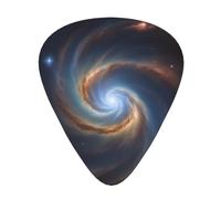 Guitar plectrums 12-pack Comfortable in the hand with smooth edges Three thicknesses to match Universe Galaxy Star Space Picture