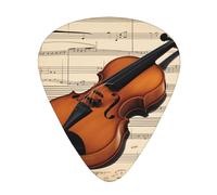 Guitar plectrums 12-pack Comfortable in the hand with smooth edges Three thicknesses to match Violin Sheet Music Picture