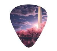 Guitar plectrums 12-pack Comfortable in the hand with smooth edges Three thicknesses to match Washington Monument Prints