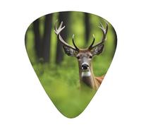 Guitar plectrums 12-pack Comfortable in the hand with smooth edges Three thicknesses to match Wild Deer Picture
