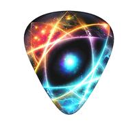 Guitar plectrums 12-pack Comfortable in the hand with smooth edges Three thicknesses to match Wonderful Universe Picture