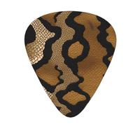 Guitar plectrums 12-piece set Comfortable in the hand with smooth edges Three thicknesses to match Big Snake Skin Picture