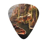 Guitar plectrums 12-piece set Comfortable in the hand with smooth edges Three thicknesses to match beautiful Italy Prints