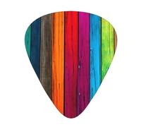 Guitar plectrums 12-piece set Comfortable in the hand with smooth edges Three thicknesses to match Colored wood Prints