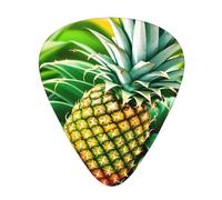 Guitar plectrums 12-piece set Comfortable in the hand with smooth edges Three thicknesses to match Colored pineapple Prints