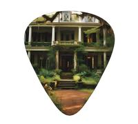 Guitar plectrums 12-piece set Comfortable in the hand with smooth edges Three thicknesses to match Estates in Louisiana Pattern