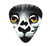 Guitar plectrums 12-piece set Comfortable in the hand with smooth edges Three thicknesses to match eyes Pattern