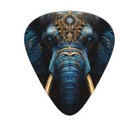 Guitar plectrums 12-piece set Comfortable in the hand with smooth edges Three thicknesses to match Eerie Elephant Picture