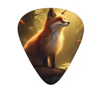 Guitar plectrums 12-piece set Comfortable in the hand with smooth edges Three thicknesses to match FOX Pattern