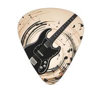 Guitar plectrums 12-piece set Comfortable in the hand with smooth edges Three thicknesses to match Guitar Bass Musical Instruments Picture