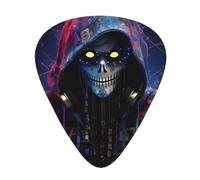 Guitar plectrums 12-piece set Comfortable in the hand with smooth edges Three thicknesses to match Hacker Era Prints