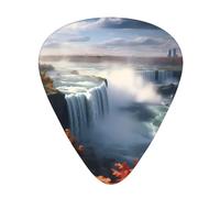 Guitar plectrums 12-piece set Comfortable in the hand with smooth edges Three thicknesses to match Niagara Falls Picture