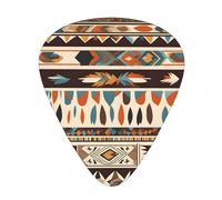 Guitar plectrums 12-piece set Comfortable in the hand with smooth edges Three thicknesses to match native american beliefs Picture