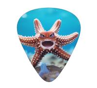 Guitar plectrums 12-piece set Comfortable in the hand with smooth edges Three thicknesses to match Starcian warrior Prints