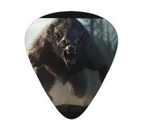 Guitar plectrums 12-piece set Comfortable in the hand with smooth edges Three thicknesses to match Werewolf HD Picture