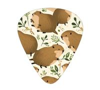 Guitar plectrums 12 pieces set Comfortable in the hand with smooth edges Three thicknesses to match beaver working Printing