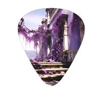 Guitar plectrums 12 pieces set Comfortable in the hand with smooth edges Three thicknesses to match Vine Purple Picture