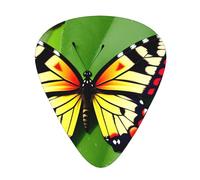 Guitar plectrums 12 pieces set Comfortable in the hand with smooth edges Three thicknesses to match Mystery Butterfly Picture