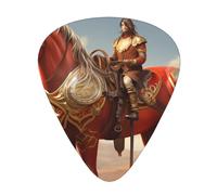 Guitar plectrums 12 pieces set Comfortable in the hand with smooth edges Three thicknesses to match Western Horse Picture